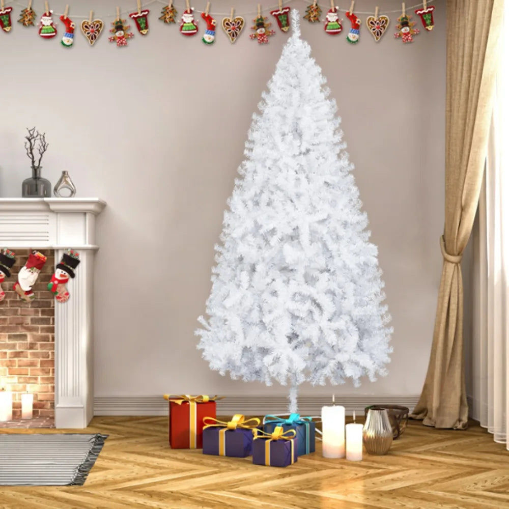 Eco-Friendly 8ft White PVC Christmas Tree Sticks - Image 3