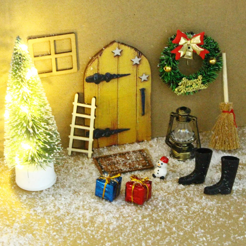 11-Piece Christmas Elf Door & Decor Set - Image 38