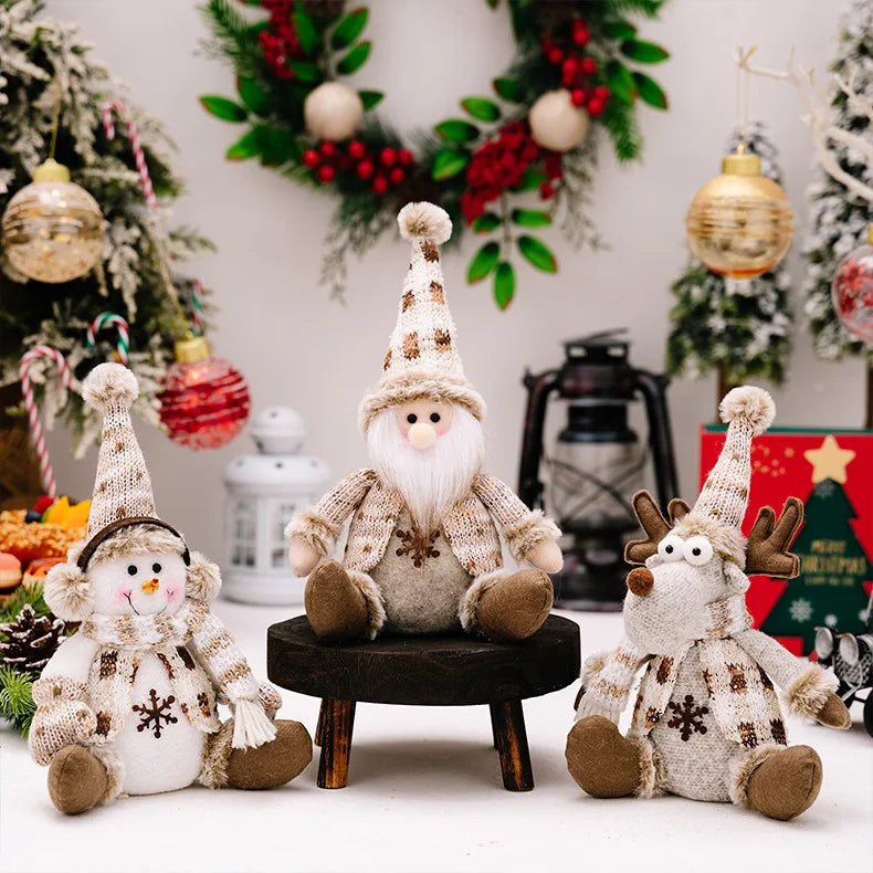 Charming Santa, Snowman, and Elk Holiday Ornaments - Image 10