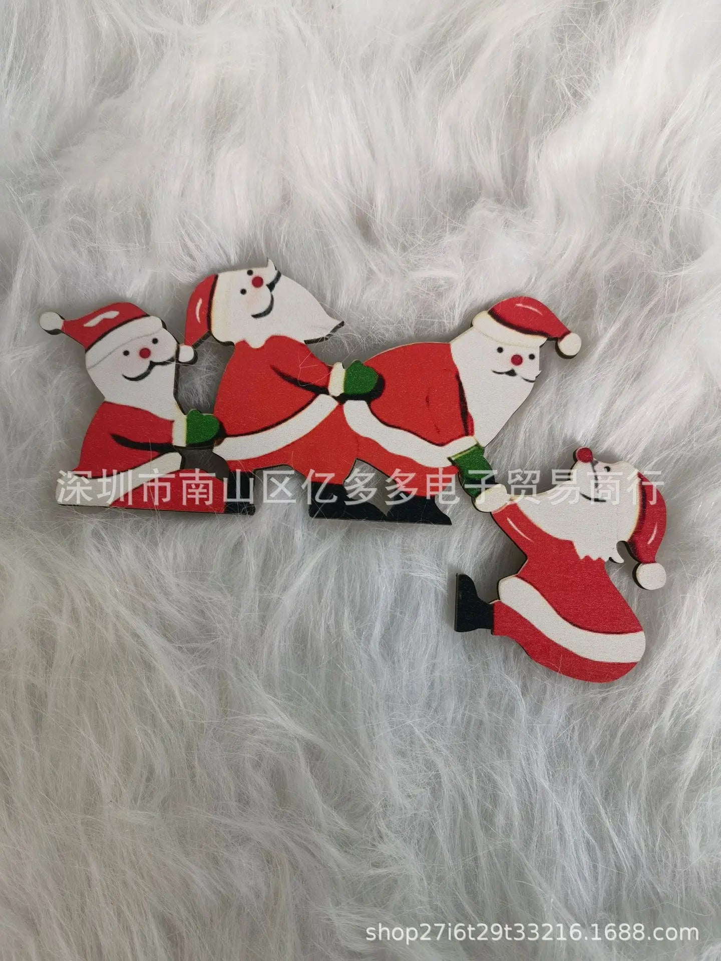 Festive Santa & Elk Wooden Door Frame Décor - Image 23