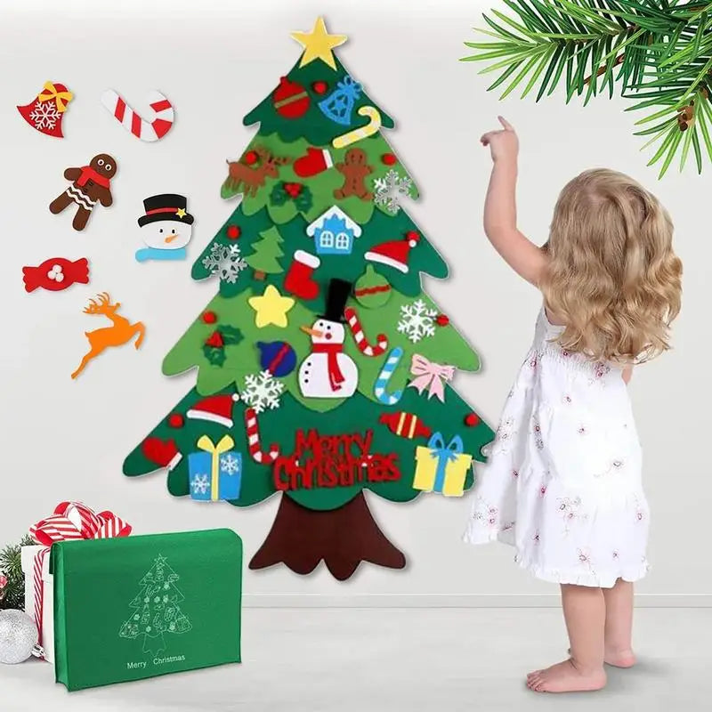 DIY Felt LED Christmas Tree Decor - Kids' Gifts - Image 6