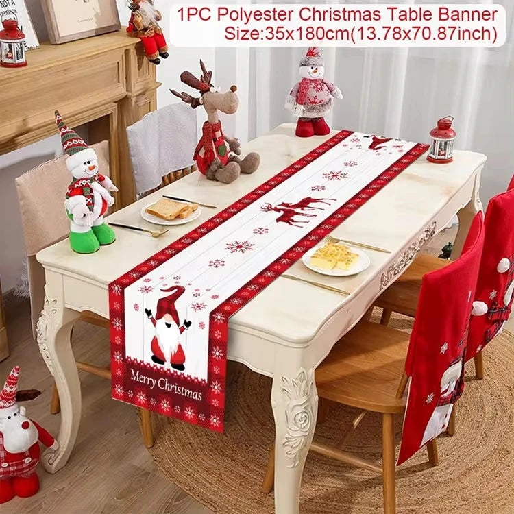 Festive Merry Christmas Table Runner for Holiday Cheer - Image 26