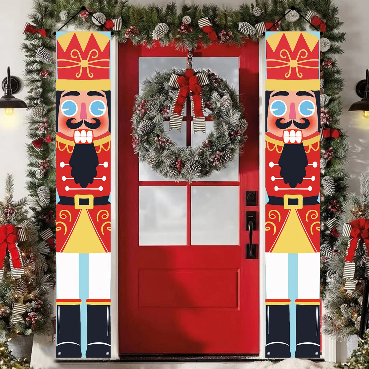 Charming Nutcracker Door Decor for Christmas Cheer - Image 9