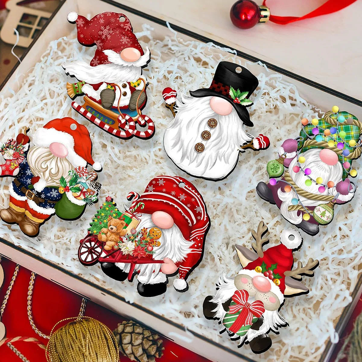 Charming Wooden Merry Christmas Home Decor - Image 5