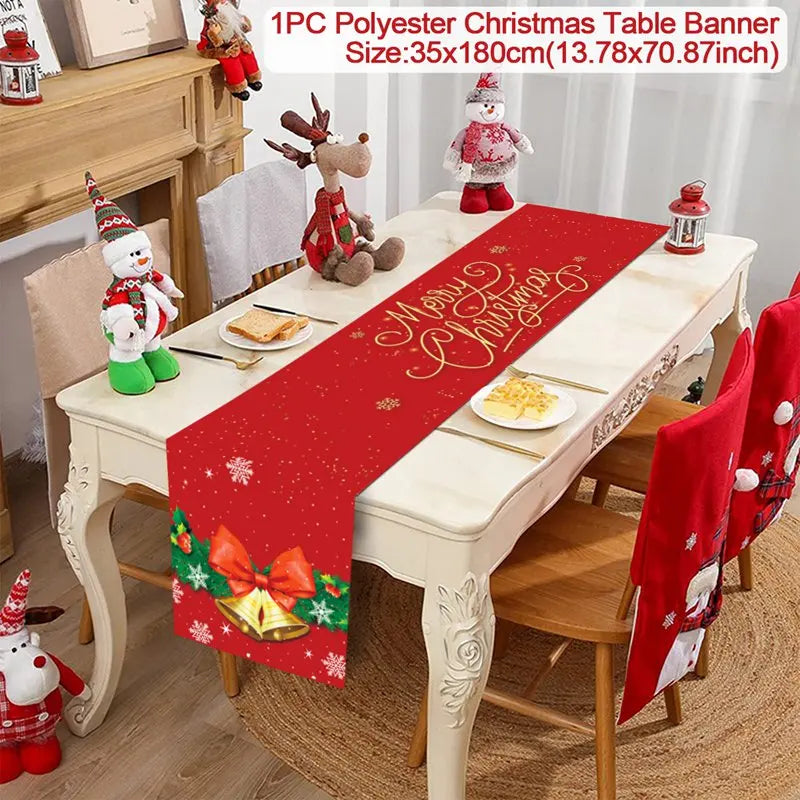 Festive Christmas Table Runners for Holiday Cheer - Image 40