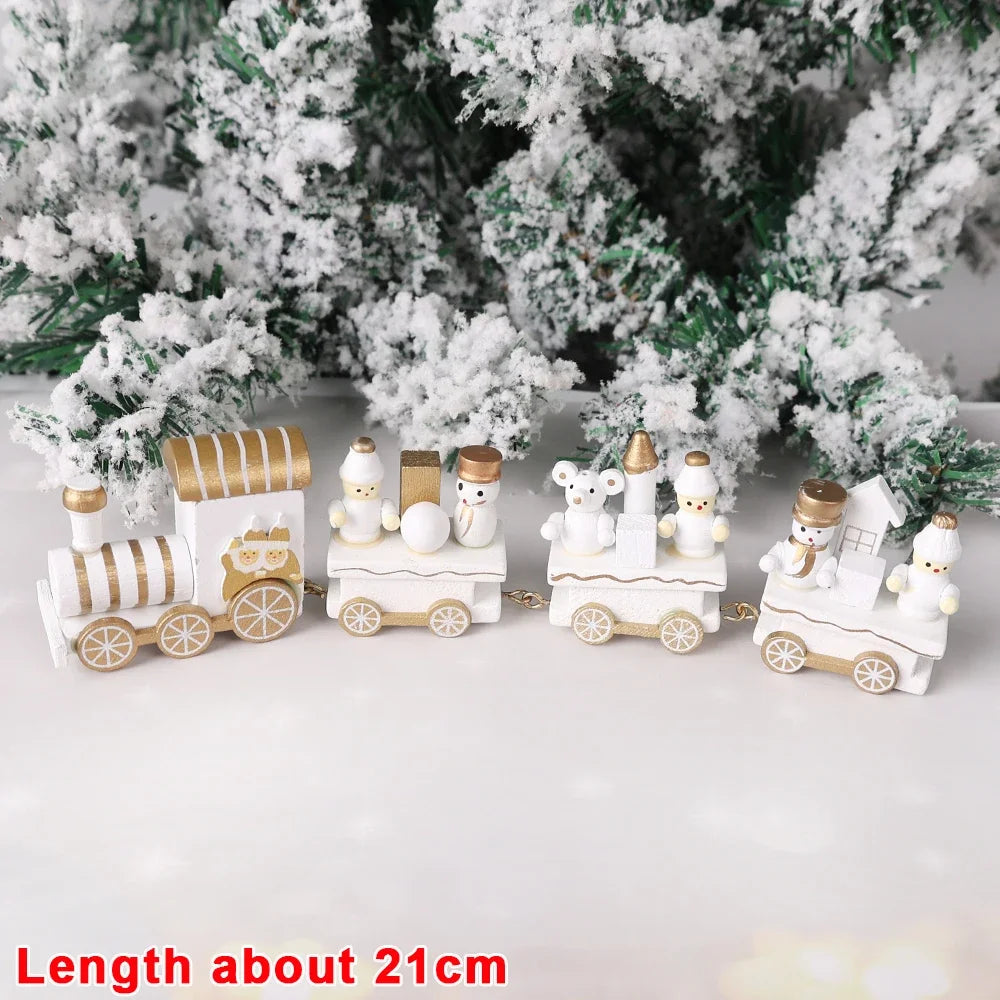 Wooden Train Christmas Ornaments for Kids' Decor - Image 21