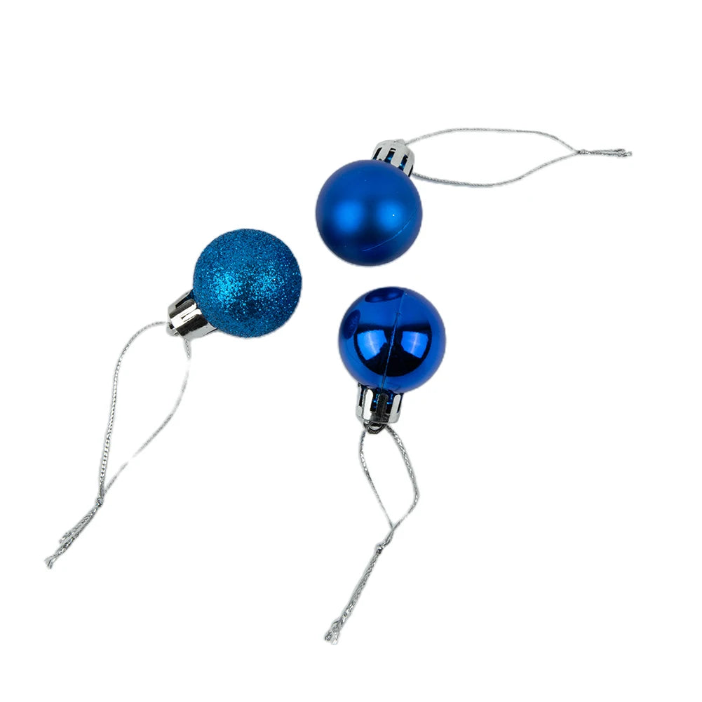 24pcs Glittering Christmas Ball Ornaments - Tree Decor - Image 45