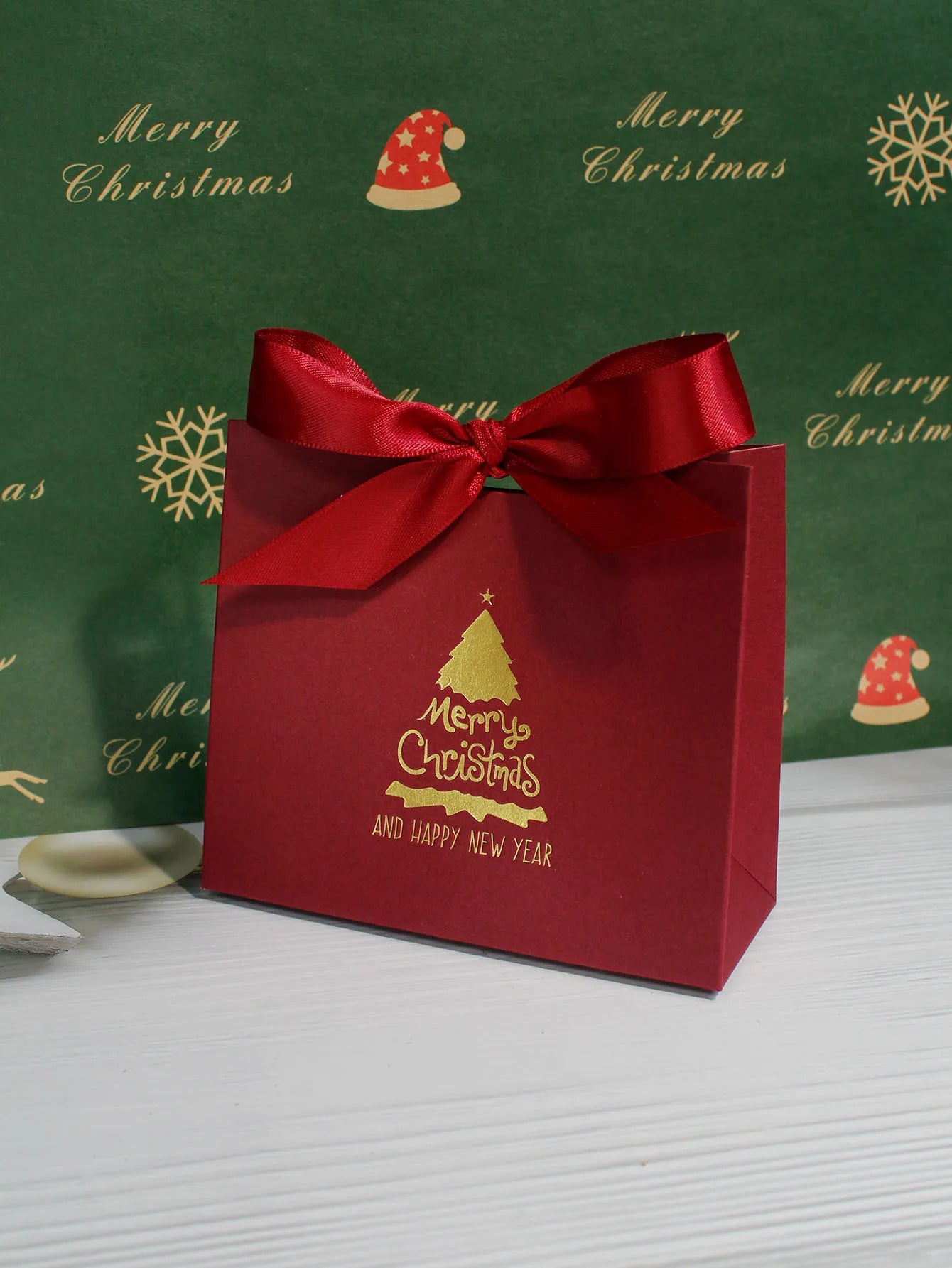 Festive 10/20pcs Christmas Candy Boxes Set - Image 2