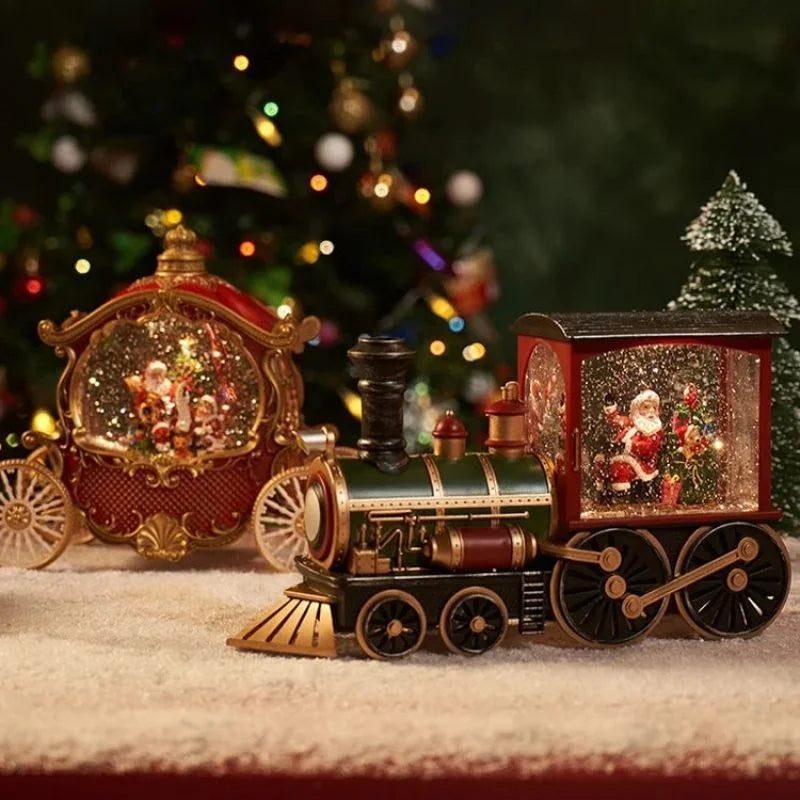 Enchanting Christmas Snowman Music Box Ornament - Image 3