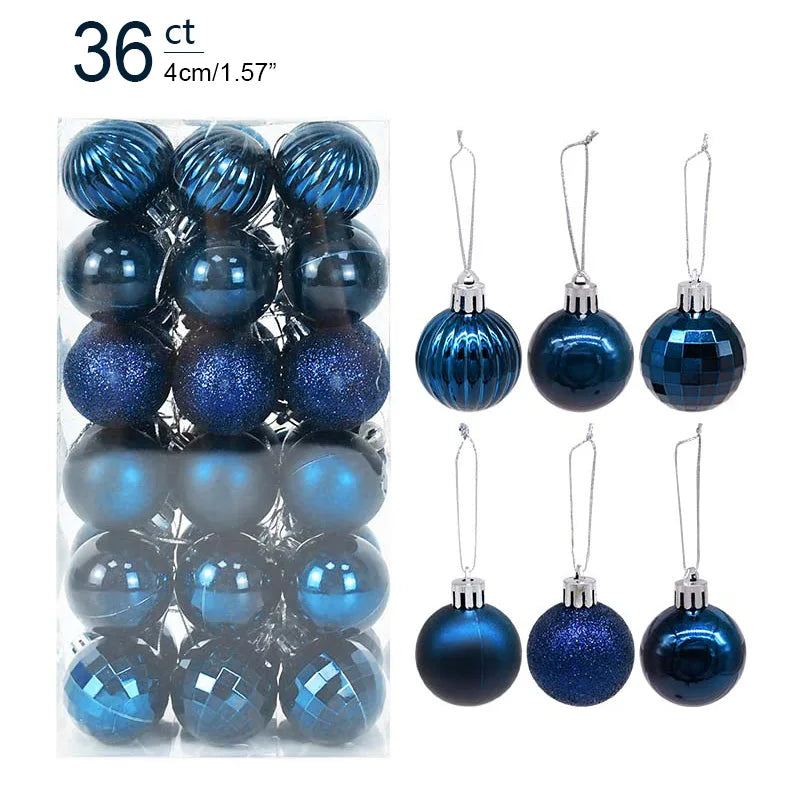 Festive Christmas Ball Ornaments for Tree Decor - Image 12
