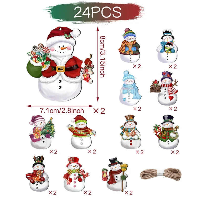 Charming Wooden Merry Christmas Home Decor - Image 4