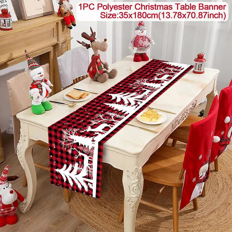 Festive Christmas Table Runners for Holiday Cheer - Image 31