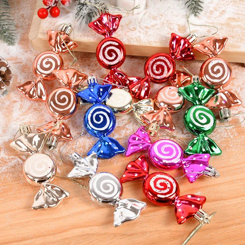 6-Piece Christmas Candy Ornaments for Tree Decor - Image 32