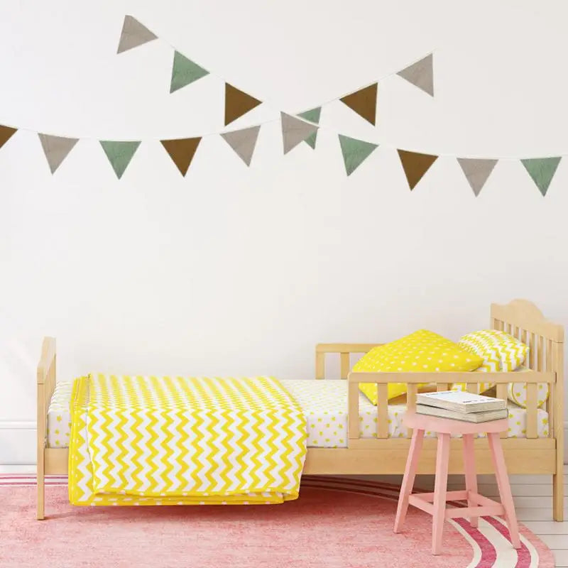 Colorful Jute Pennant Bunting for Holiday Decor - Image 5
