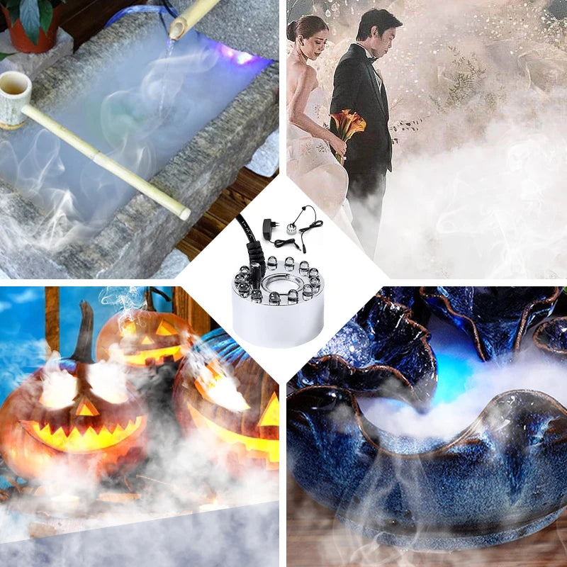 Mini LED Pumpkin Fogger Water Fountain Decoration - Image 7