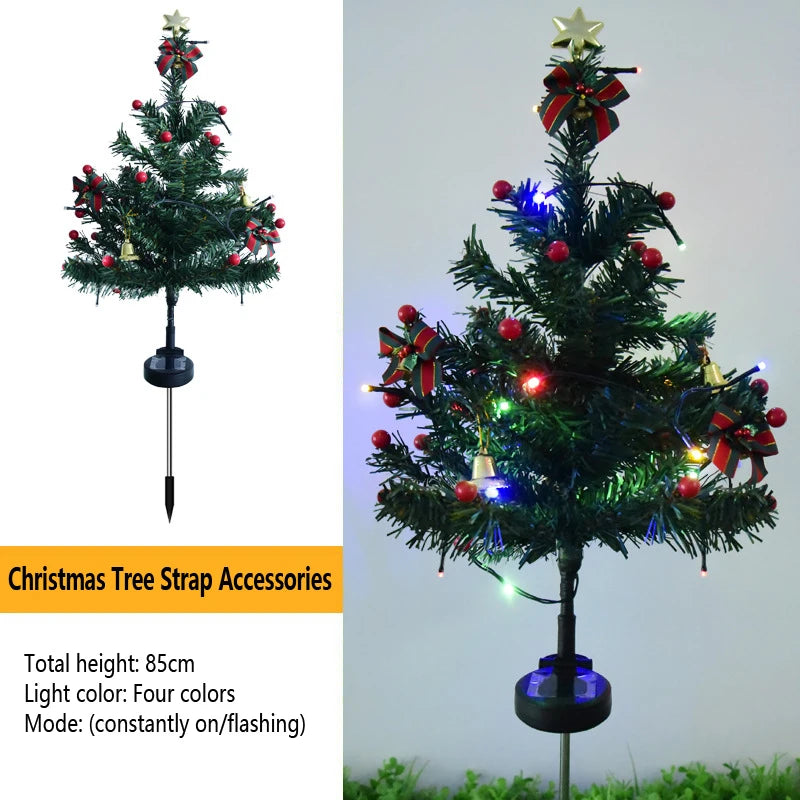 Enchanting Solar Snowflake Lights for Christmas Lawn - Image 4