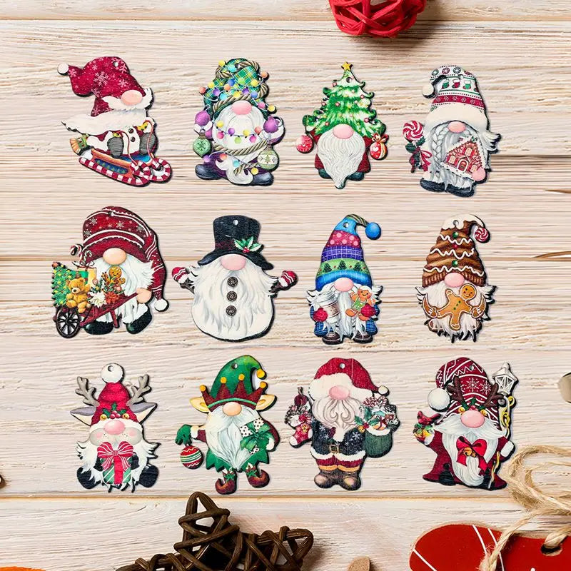 Charming Wooden Merry Christmas Home Decor - Image 11