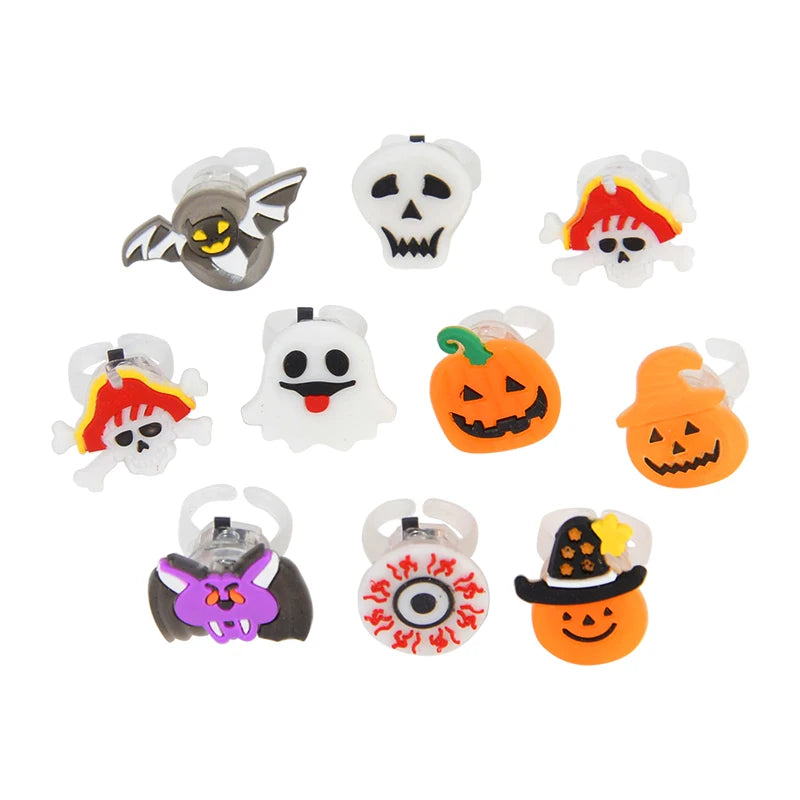Glowing Halloween Ring Set for Festive Decor - Image 32