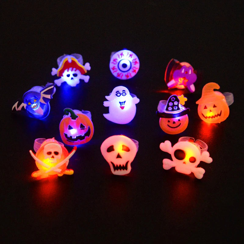 Glowing Halloween Ring Set for Festive Decor - Image 26