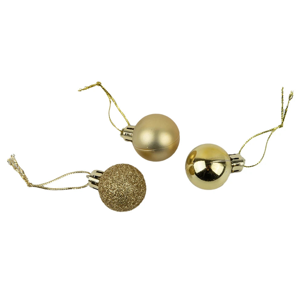24pcs Glittering Christmas Ball Ornaments - Tree Decor - Image 20