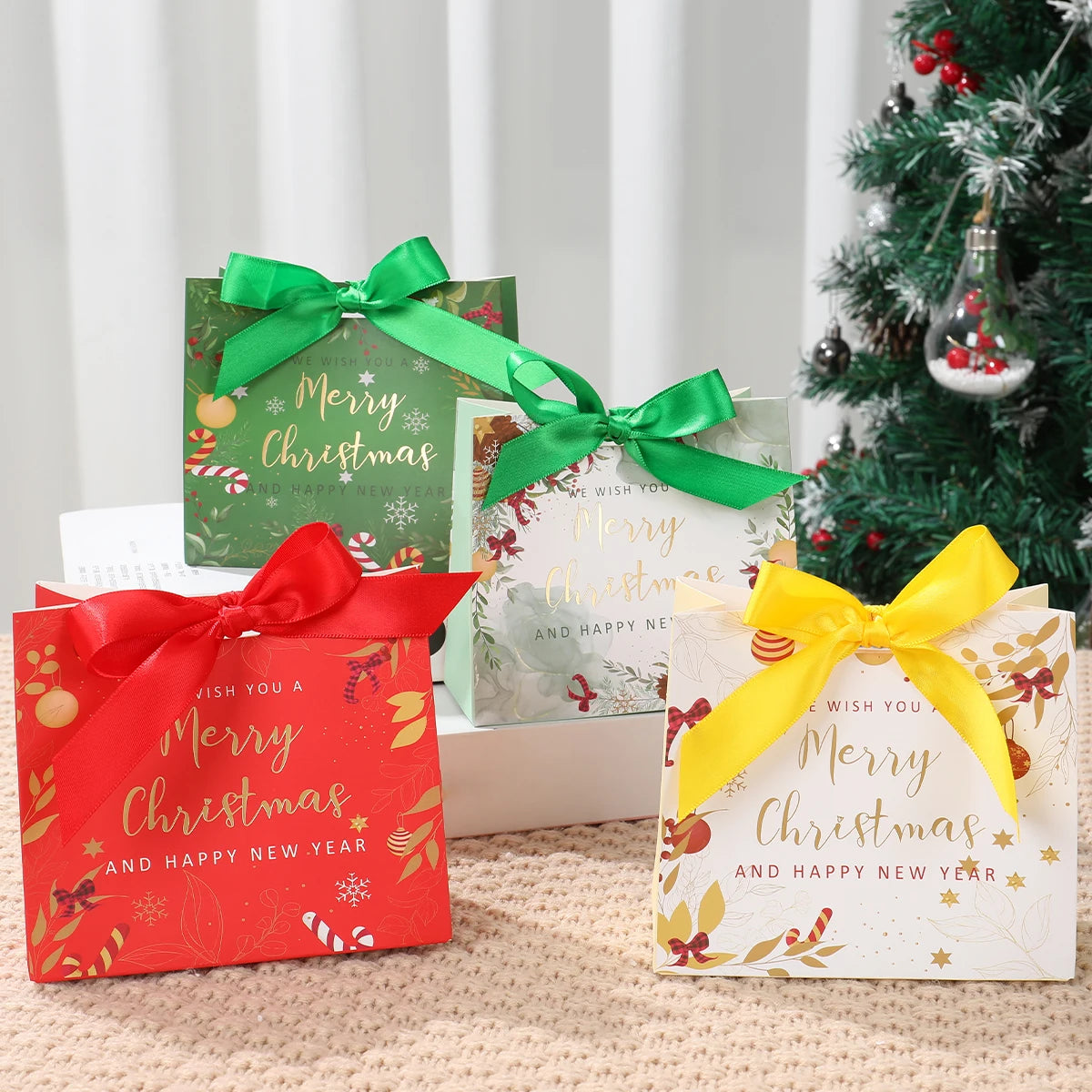 Festive Christmas Gift Boxes for Home Decor - Image 4
