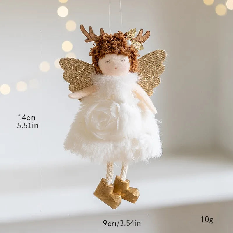 Charming Christmas Angel Doll Tree Ornaments - Image 10
