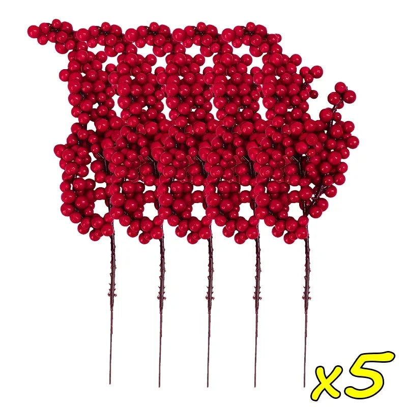 Festive Red Berry Wreath for Christmas Décor - Image 10