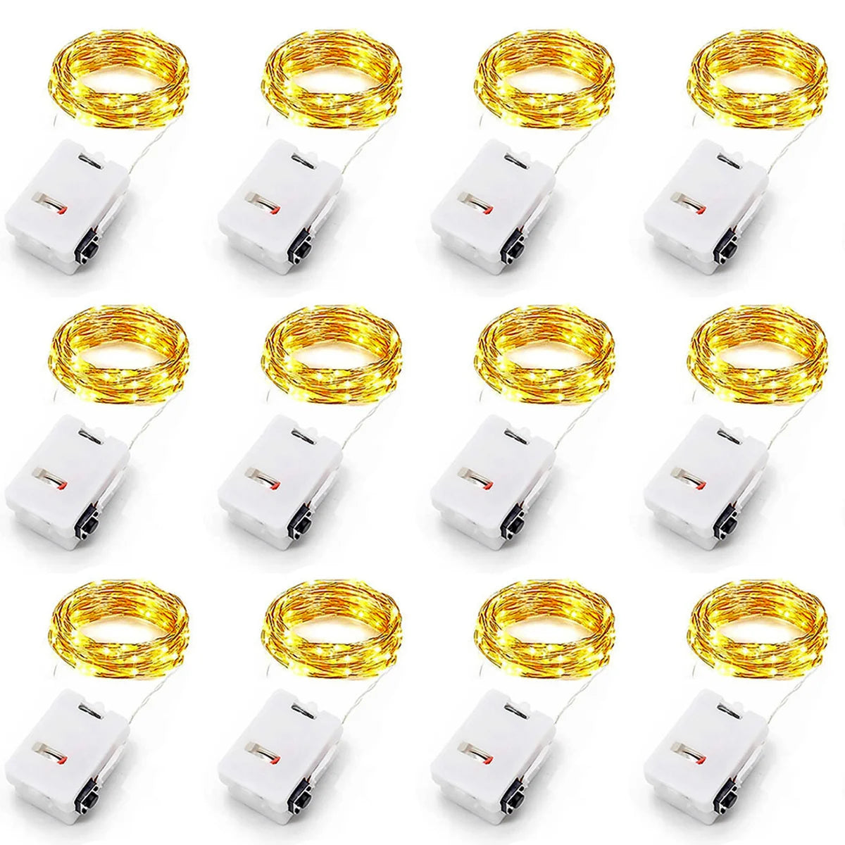 20-Pack Battery-Powered Fairy Lights for Christmas & Parties