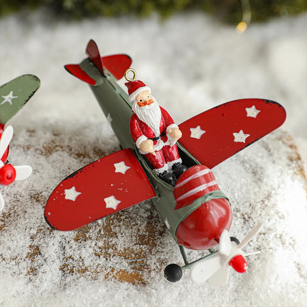 Charming Airplane Christmas Tree Ornaments - Image 24