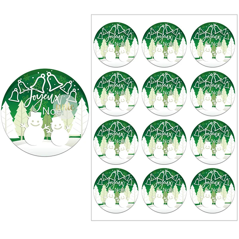 Festive Christmas Stickers for Gift Wrapping - Image 27