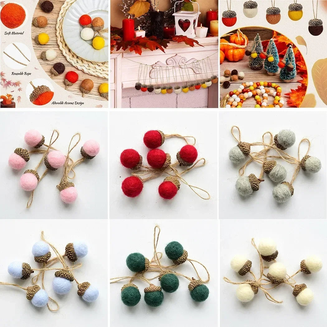 Charming DIY Wool Felt Christmas Tree Ornaments - Image 7