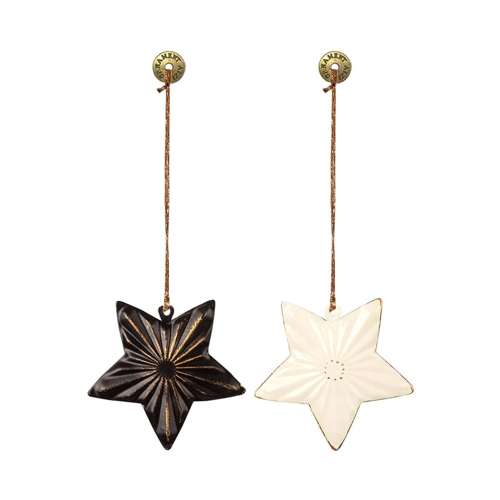 Charming Double-Sided Metal Christmas Tree Ornaments - Image 19