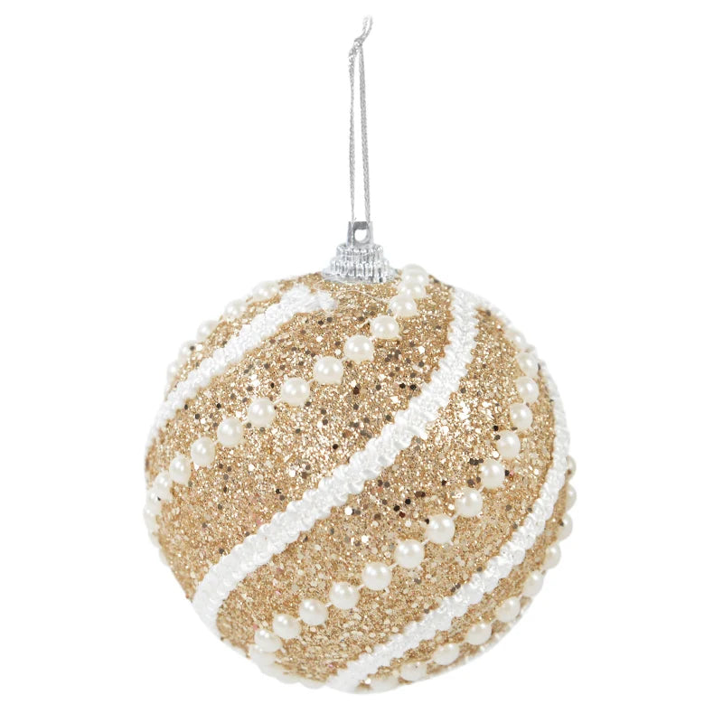 Sparkling Sequin Christmas Tree Ornaments - 2/4 Pack - Image 13