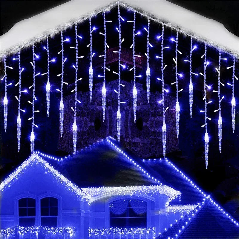 Enchanting 5m LED Icicle String Lights for Christmas