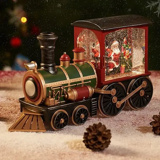 Enchanting Christmas Snowman Music Box Ornament - Image 14