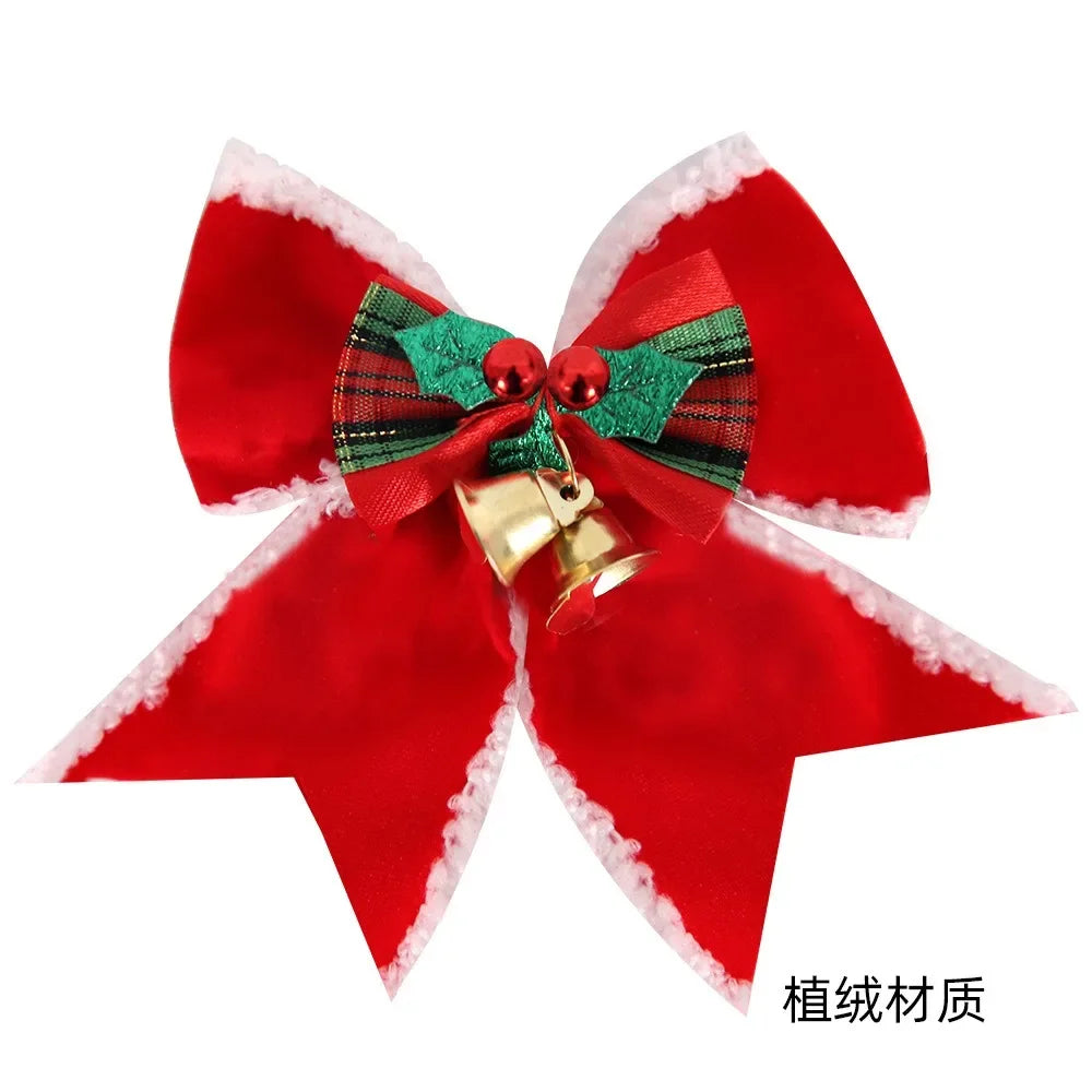 Festive Christmas Bow Pendant Decor for Holiday Cheer - Image 12