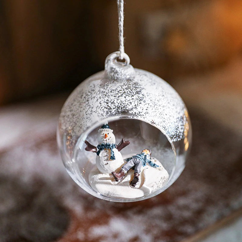 Charming Transparent Glass Christmas Tree Ornaments - Image 6