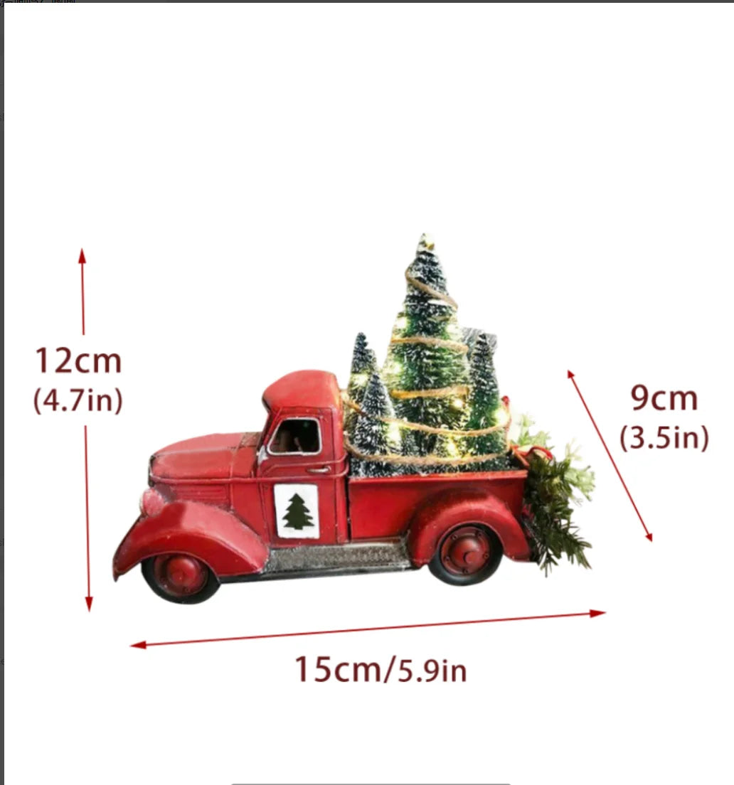 Festive Red Truck Christmas Ornament for Outdoors - Image 7