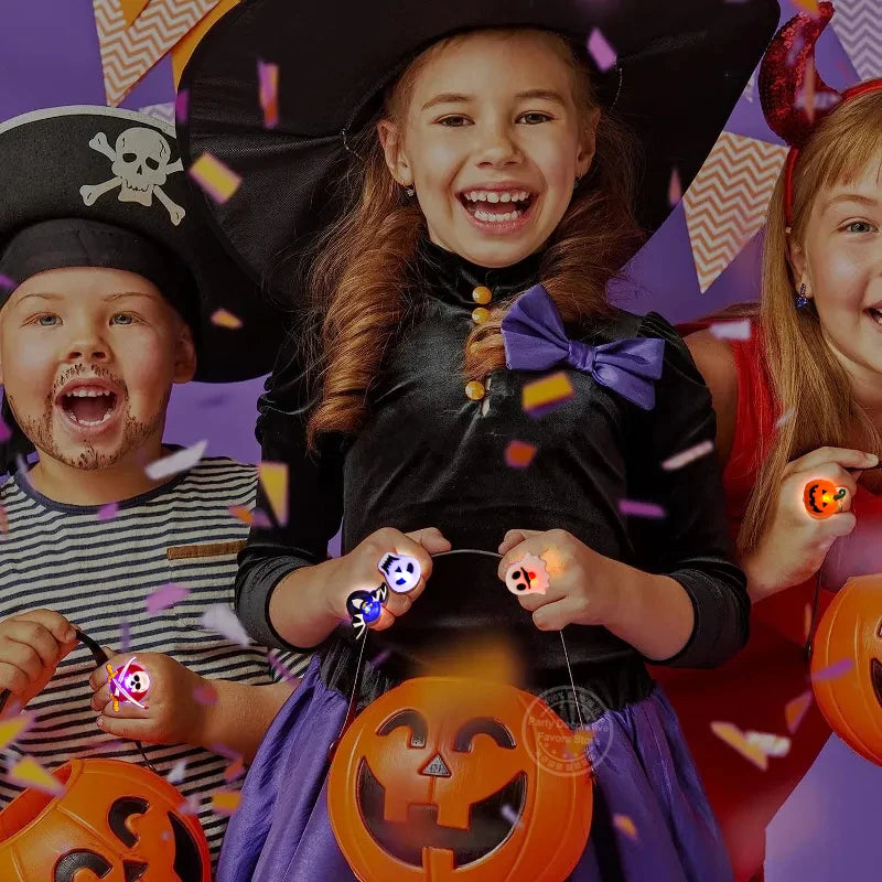 Glowing Halloween Ring Set for Festive Decor - Image 20