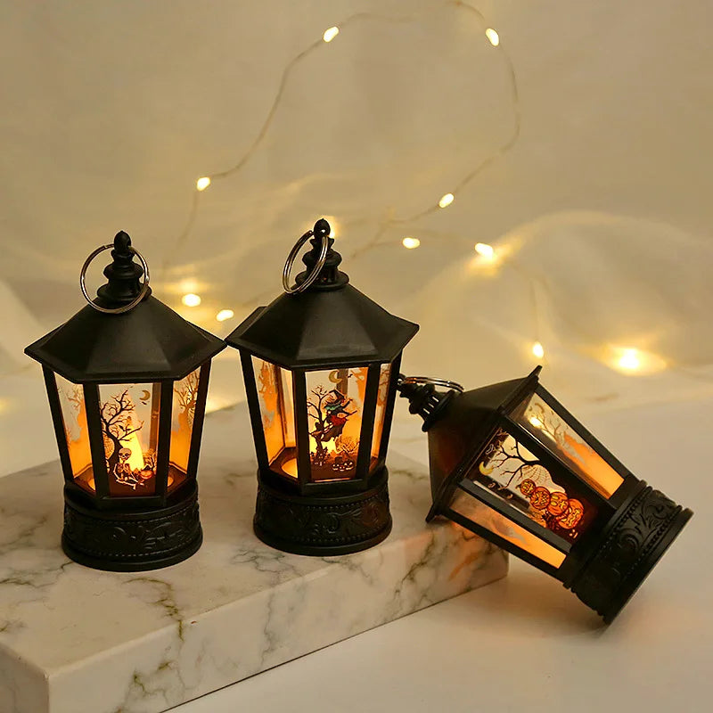 Charming Halloween LED Pumpkin & Skeleton Night Light - Image 16