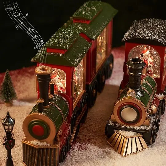 Enchanting Christmas Snowman Music Box Ornament - Image 16