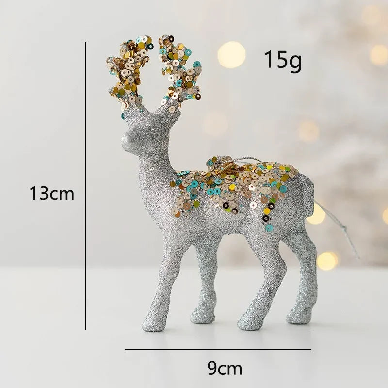 Charming Christmas Elk Ornaments for Festive Decor - Image 17
