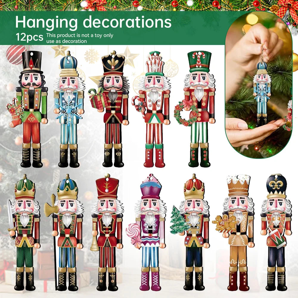 Nutcracker Soldier Wooden Christmas Tree Ornament - Image 11