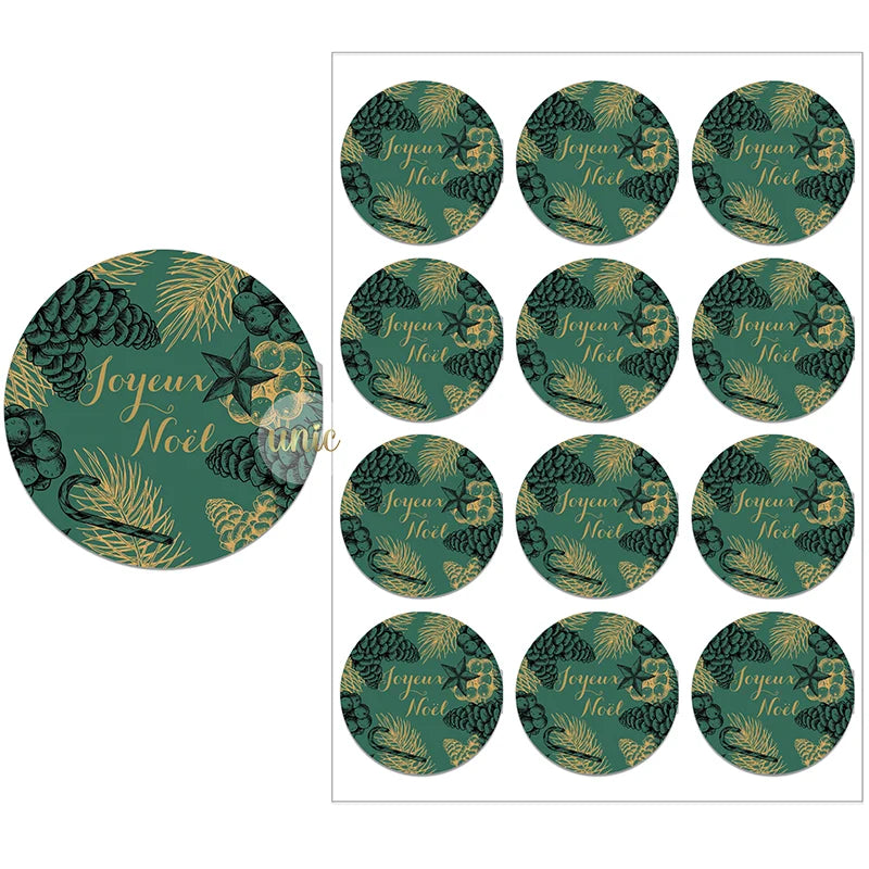 Festive Christmas Stickers for Gift Wrapping - Image 8