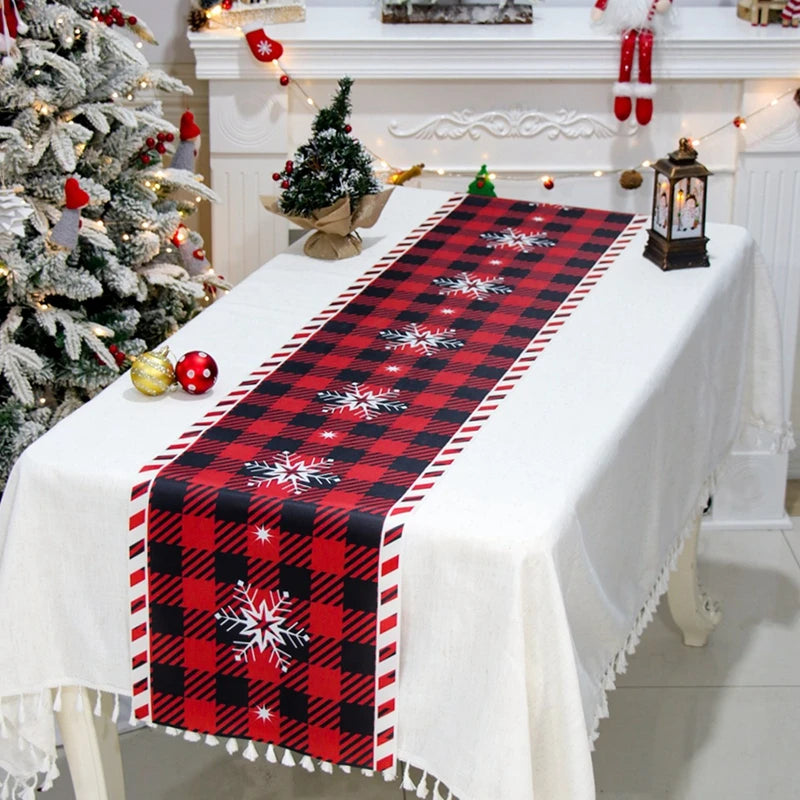 Festive Christmas Table Runner for Holiday Décor - Image 58