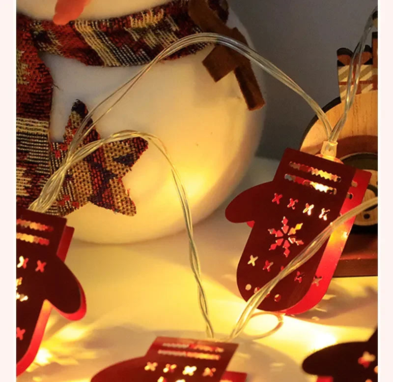 Christmas LED String Lights: Santa, Elk & Snowman - Image 25