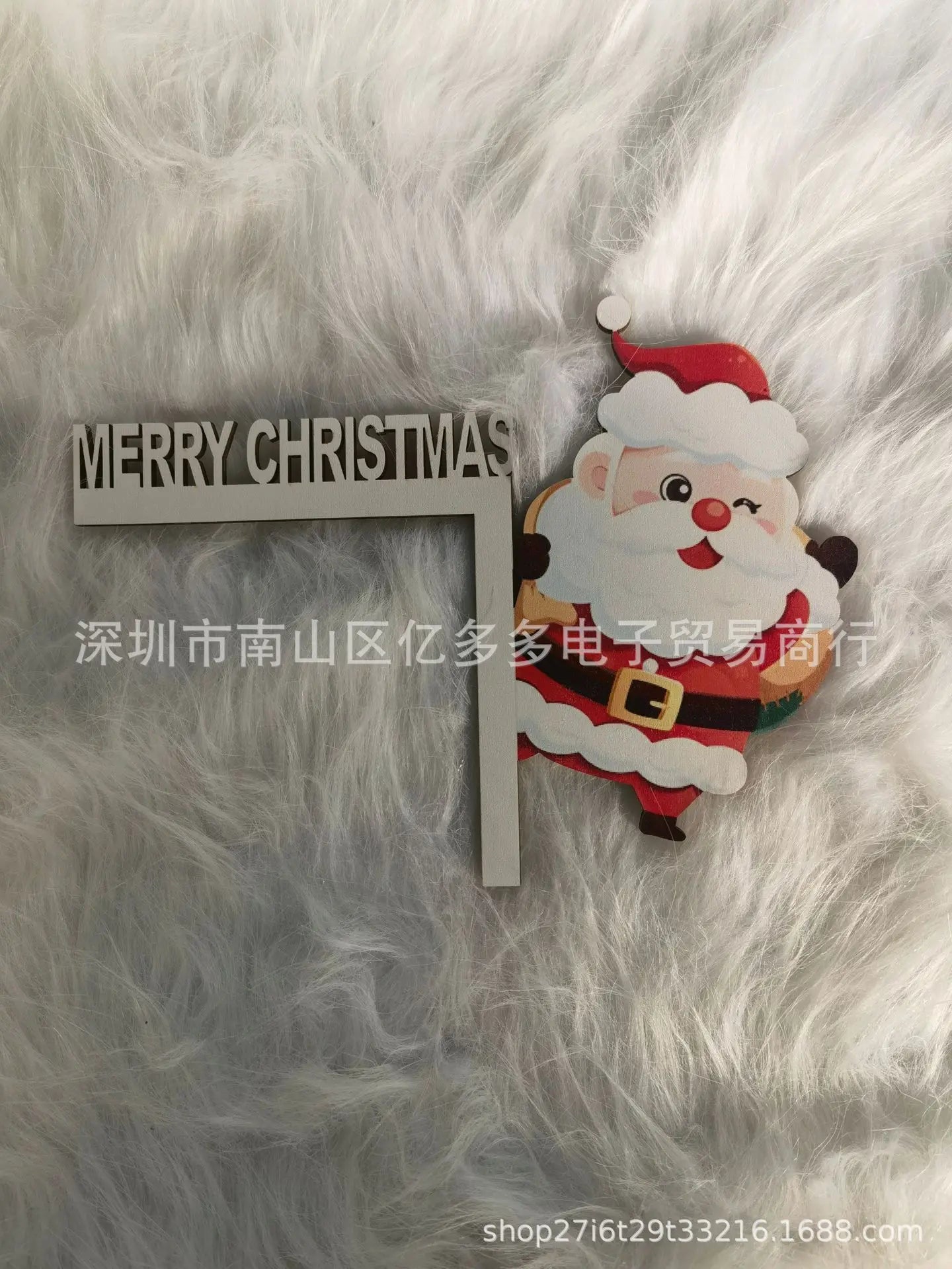 Festive Santa & Elk Wooden Door Frame Décor - Image 27