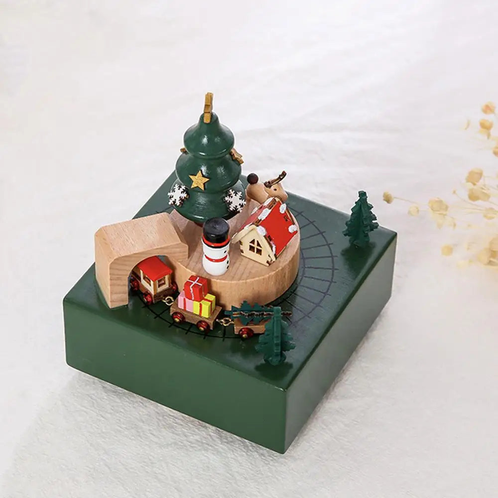 Charming Christmas Magnetic Train Music Box Decor - Image 9