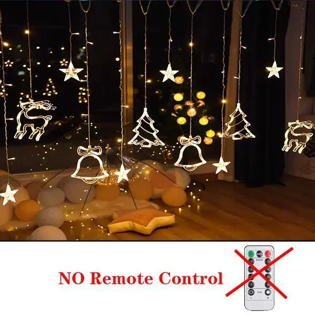 Magical LED Christmas Curtain String Lights - Image 20