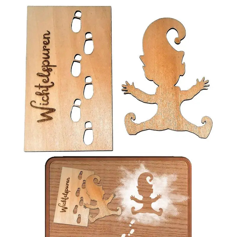 Charming Gnome Footprint Window & Door Decor - Image 3